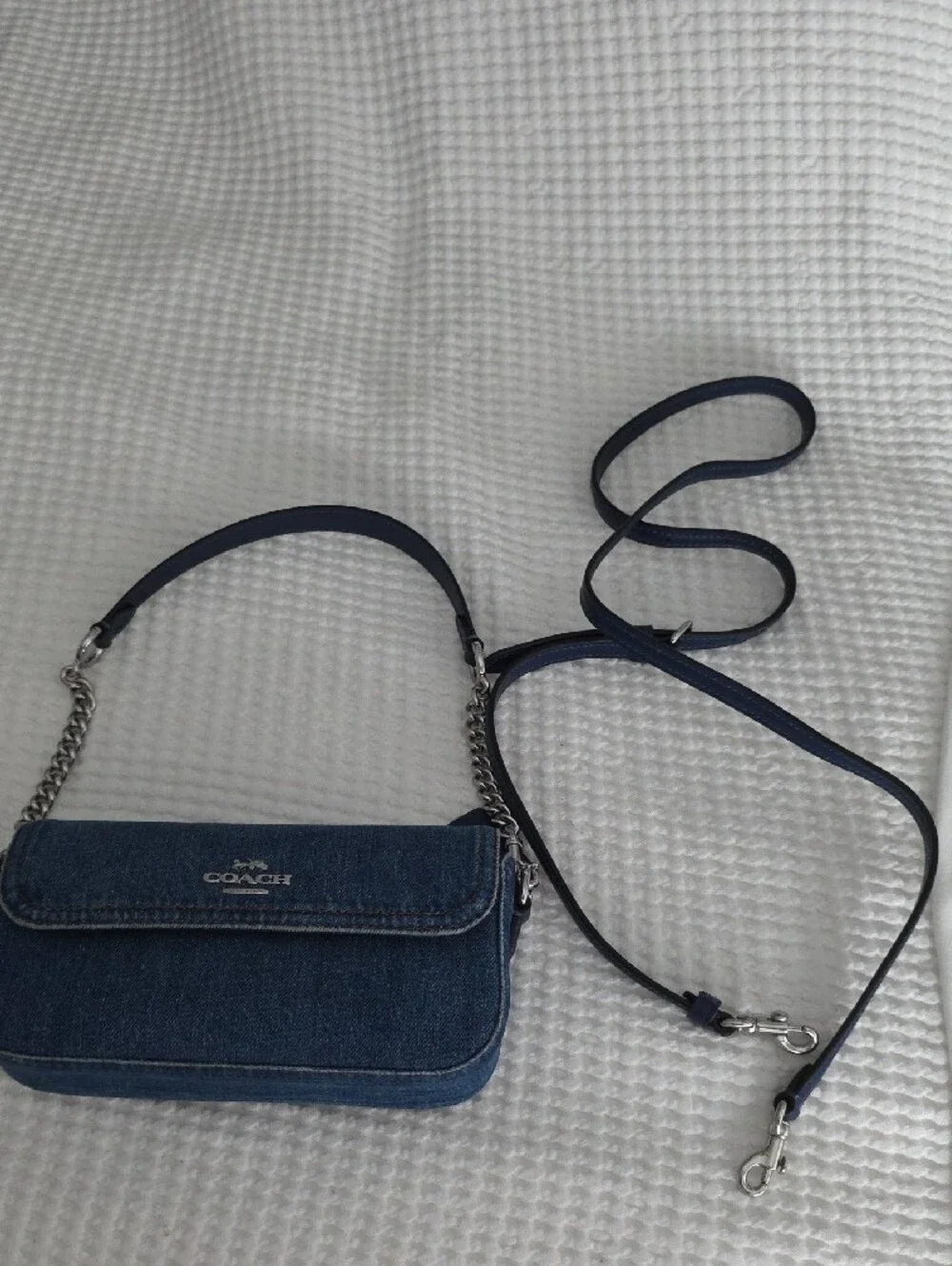 Coach denim shoulder